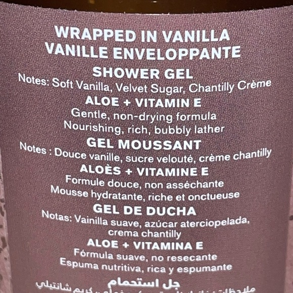 Bath & Body Works 2x Wrapped In Vanilla Shower Gel 10oz Discontinued New - Picture 3 of 3